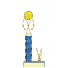 Trophies - #Softball Vertical Star Riser C Style Trophy